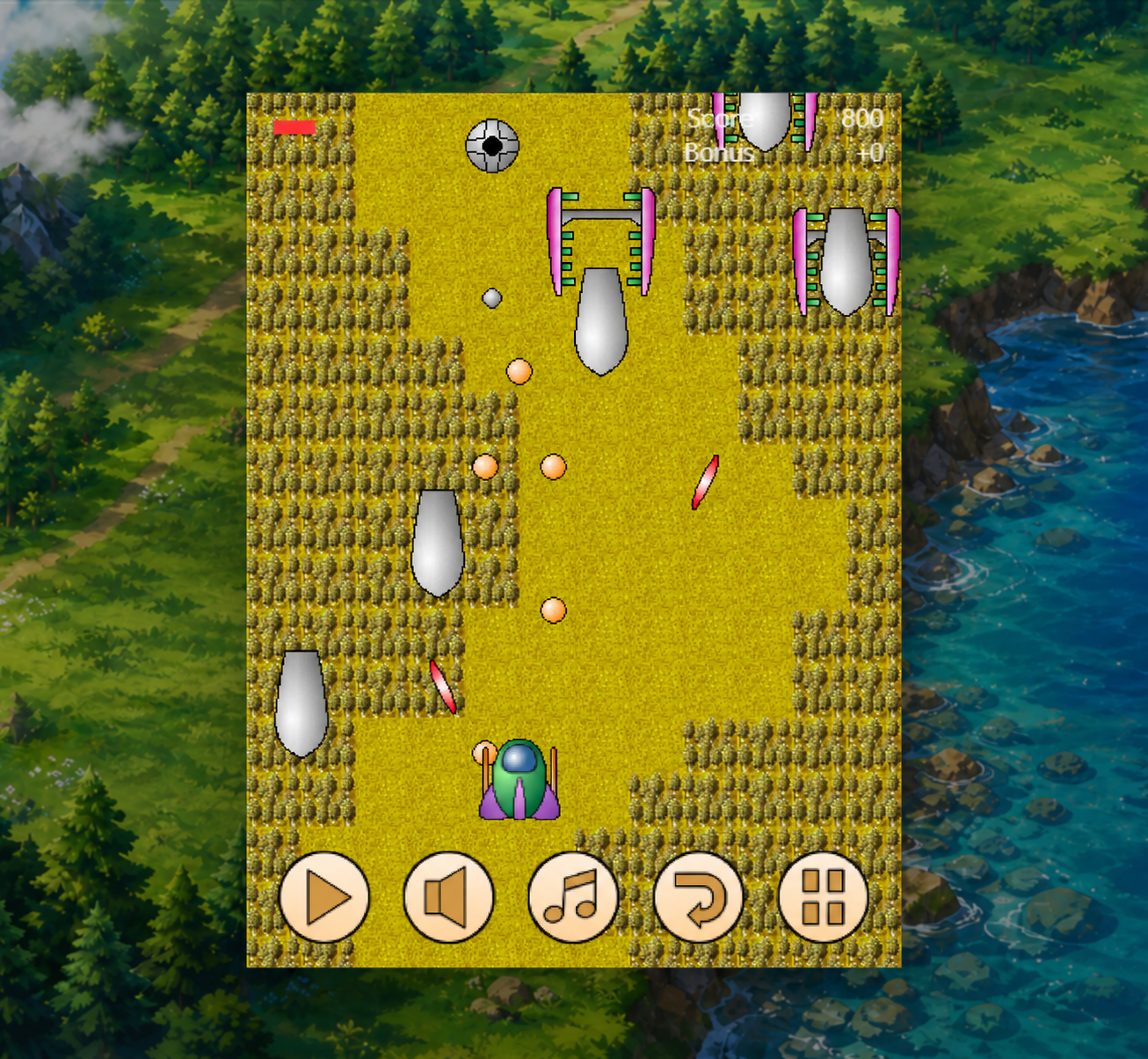 CakeFight Classic stage 2 gameplay screen